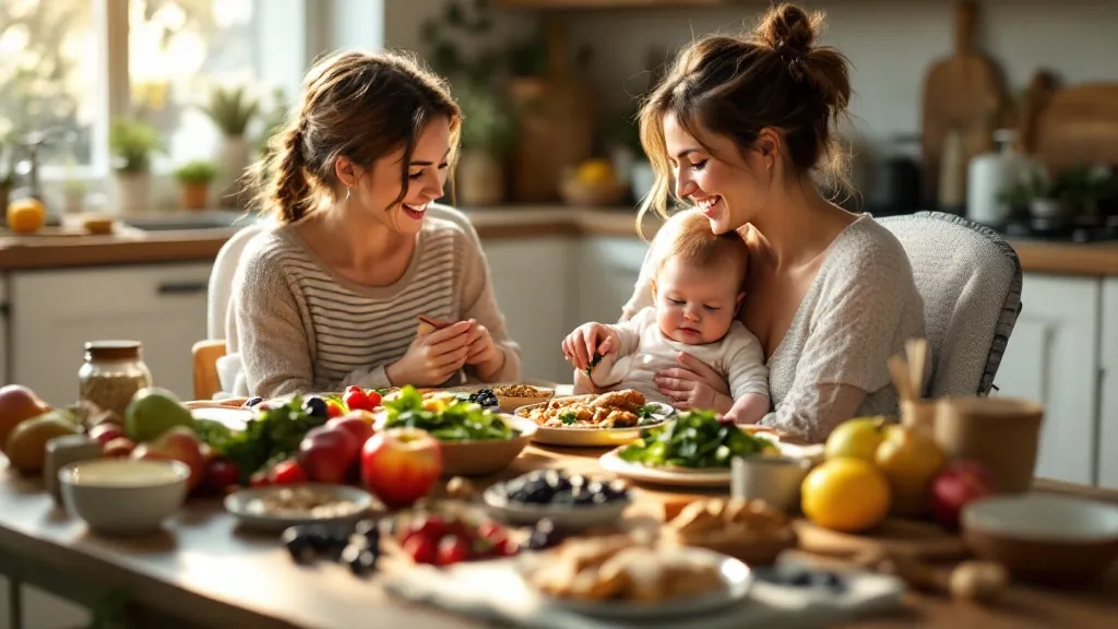 Różnorodność produktów w diecie matki karmiącej